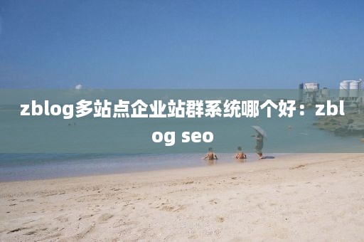 zblog多站点企业站群系统哪个好：zblog seo