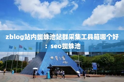 zblog站内蜘蛛池站群采集工具箱哪个好：seo蜘蛛池